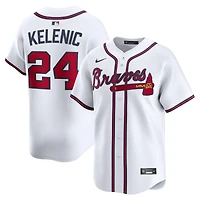 Men's Nike Jarred Kelenic White Atlanta Braves Home Limited Player Jersey