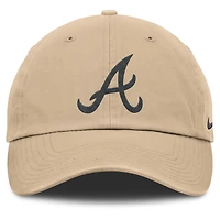 Casquette ajustable Nike kaki Atlanta Braves Club pour homme