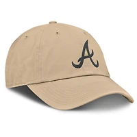 Casquette ajustable Nike kaki Atlanta Braves Club pour homme