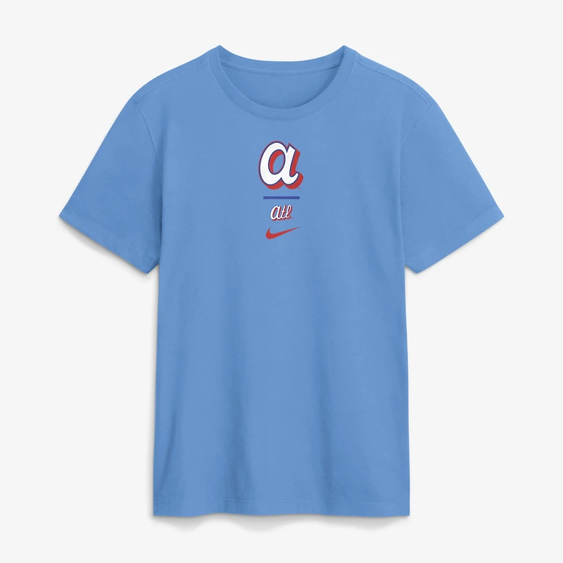 Men's Nike Light Blue Atlanta Braves 2026 City Connect 2-Hit T-Shirt