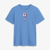 Men's Nike Light Blue Atlanta Braves 2026 City Connect 2-Hit T-Shirt