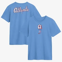 Men's Nike Light Blue Atlanta Braves 2026 City Connect 2-Hit T-Shirt