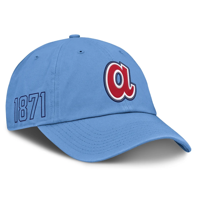 Men's Nike Light Blue Atlanta Braves Cooperstown Club Adjustable Hat