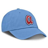 Casquette ajustable Nike bleu clair Atlanta Braves Cooperstown Collection Club pour homme