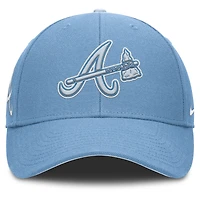 Casquette ajustable Nike bleu clair Atlanta Braves Rise Dri-Fit pour homme