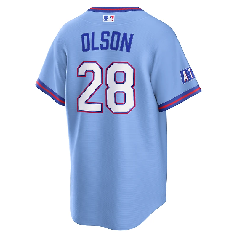 Men's Nike Matt Olson Powder Blue Atlanta Braves 2026 City Connect Stadium Jersey