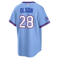 Men's Nike Matt Olson Powder Blue Atlanta Braves 2026 City Connect Stadium Jersey