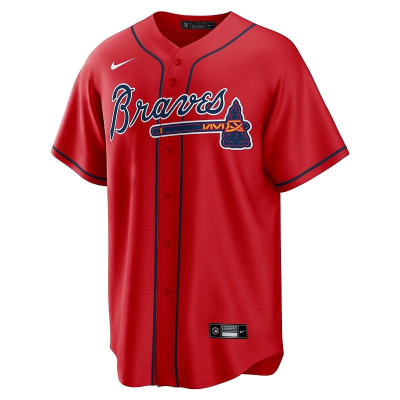 Maillot réplique Nike Matt Olson rouge des Braves d'Atlanta pour homme