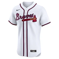 Men's Nike Matt Olson White Atlanta Braves Home Elite Player Jersey