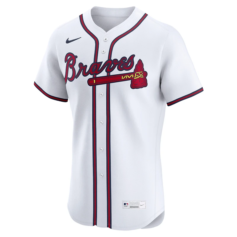 Men's Nike Matt Olson White Atlanta Braves Home Elite Player Jersey