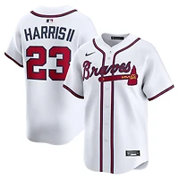 Men's Nike Michael Harris II White Atlanta Braves Home Limited Player Jersey