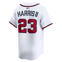 Men's Nike Michael Harris II White Atlanta Braves Home Limited Player Jersey