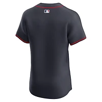 Men's Nike Navy Atlanta Braves Alternate Elite Jersey