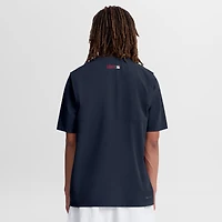 Coupe-vent Nike Atlanta Braves Authentic Collection bleu marine pour homme, Dri-FIT à quart de zip
