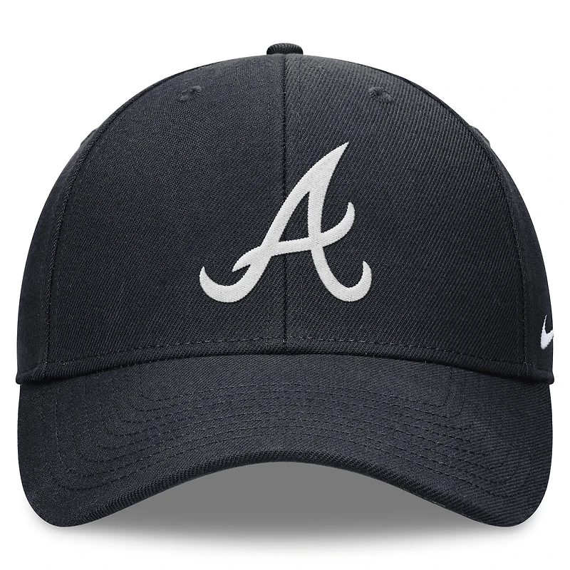 Men's Nike Navy Atlanta Braves Club Performance Adjustable Hat