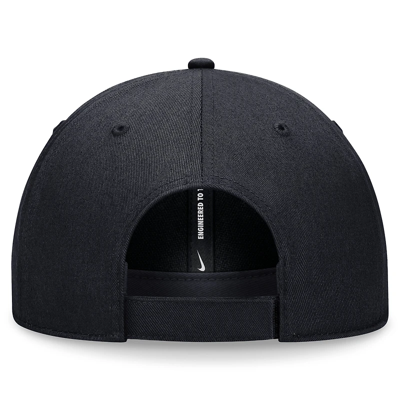 Men's Nike Navy Atlanta Braves Club Performance Adjustable Hat