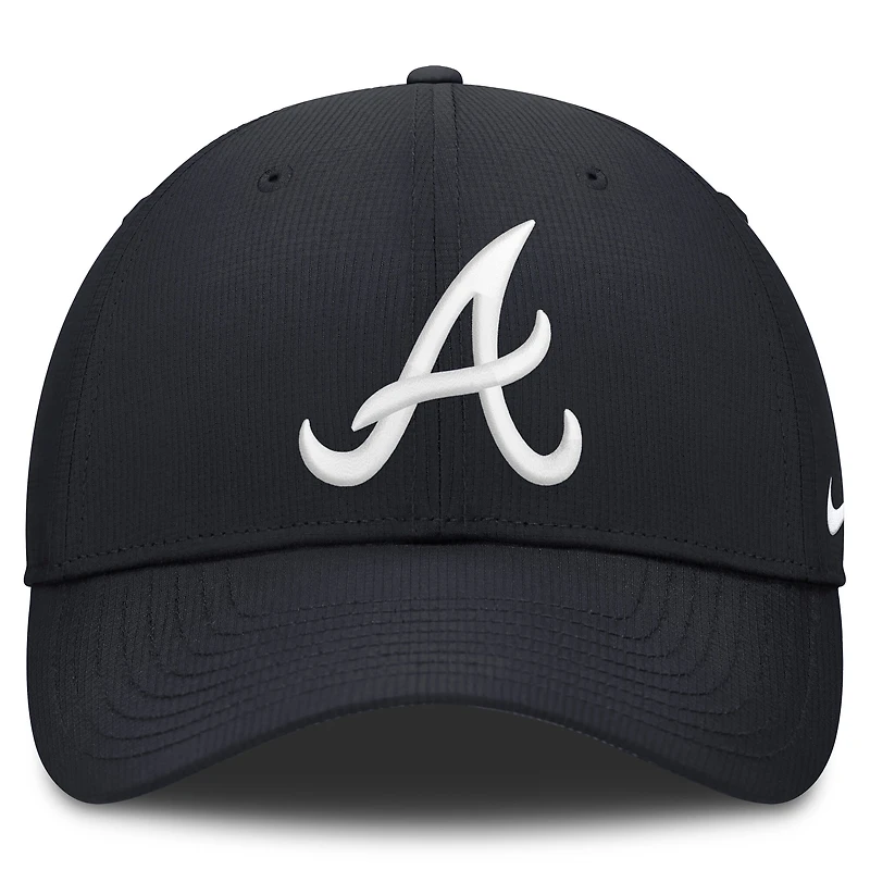Casquette ajustable Nike Atlanta Braves Dri-FIT Club bleu marine pour homme
