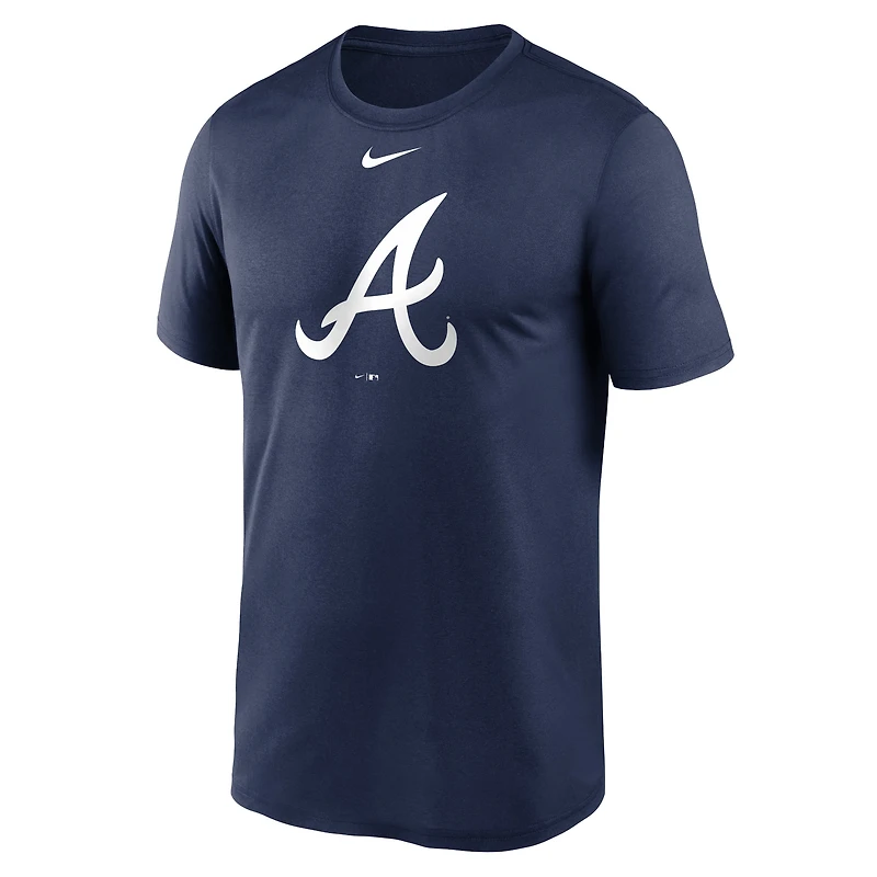 T-shirt Nike New Legend Logo pour homme Atlanta Braves bleu marine
