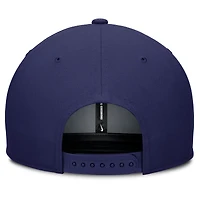 Casquette Nike Pro Performance Snapback bleu marine pour homme Atlanta Braves