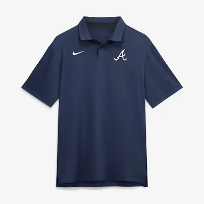 Polo Nike Dri-FIT bleu marine pour homme, Atlanta Braves Tour