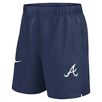 Short tissé Victory Performance Nike pour hommes, bleu marine, Atlanta Braves