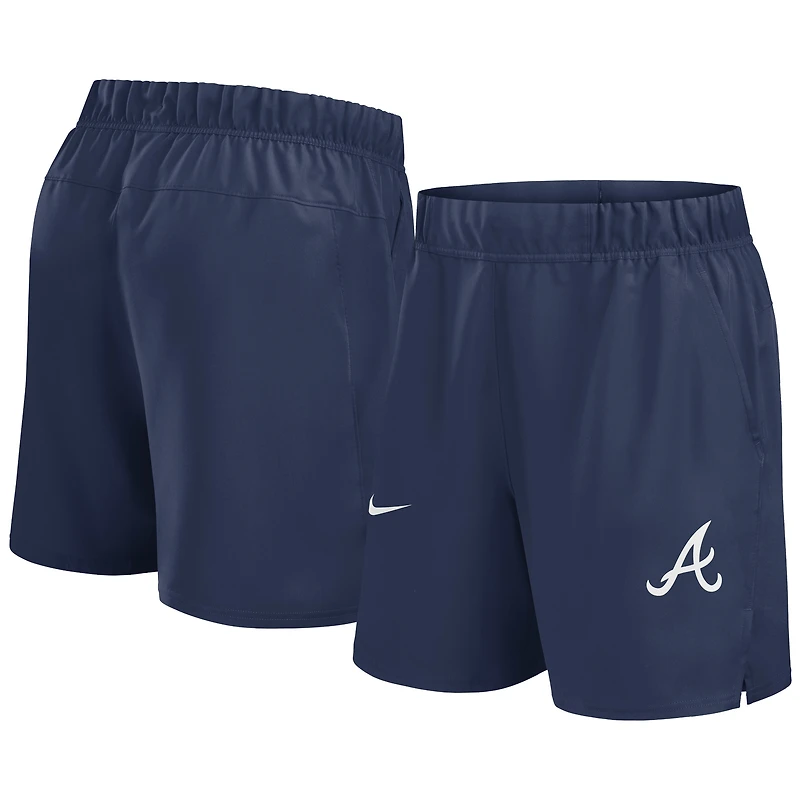 Short tissé Victory Performance Nike pour hommes, bleu marine, Atlanta Braves