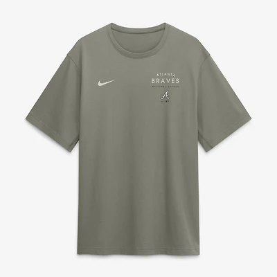 Men's Nike Olive Atlanta Braves Statement Dri-FIT Primary T-Shirt