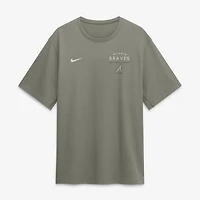 Men's Nike  Olive Atlanta Braves Statement Dri-FIT Primary T-Shirt
