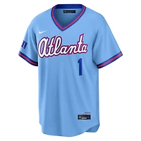 Maillot Nike Ozzie Albies bleu poudré Atlanta Braves 2026 City Connect Stadium pour homme