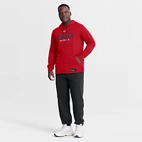 Men's Nike Red Atlanta Braves Authentic Collection Therma-FIT Hoodie