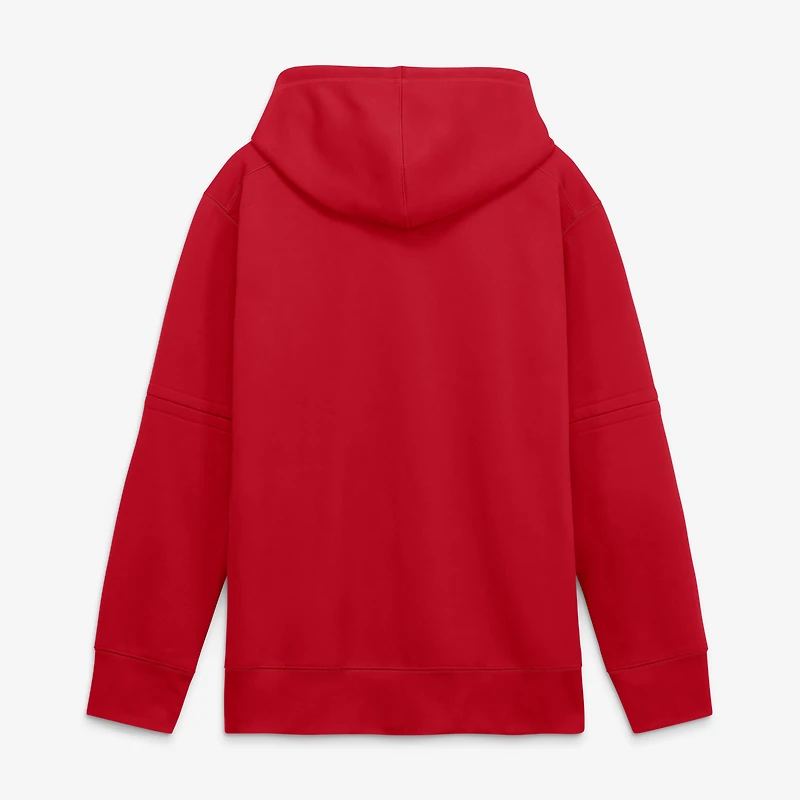 Sweat à capuche Nike Therma-FIT rouge Atlanta Braves Authentic Collection pour homme