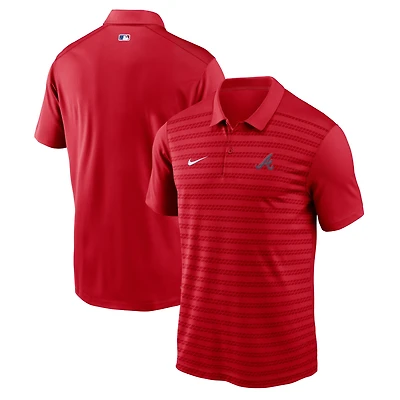 Polo Nike rouge Atlanta Braves Authentic Collection Victory Dri-FIT pour homme