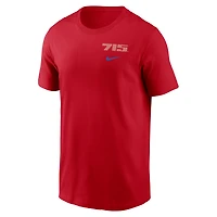 T-shirt Nike rouge Atlanta Braves City Connect pour homme