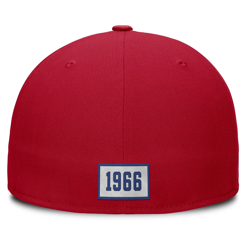Men's Nike Red Atlanta Braves Cooperstown True Performance Fitted Hat