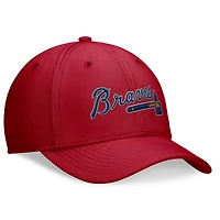 Casquette Nike Performance Flex rouge des Atlanta Braves pour homme
