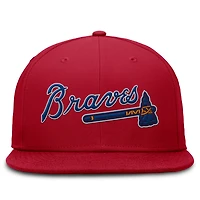 Men's Nike Red Atlanta Braves True Performance Fitted Hat