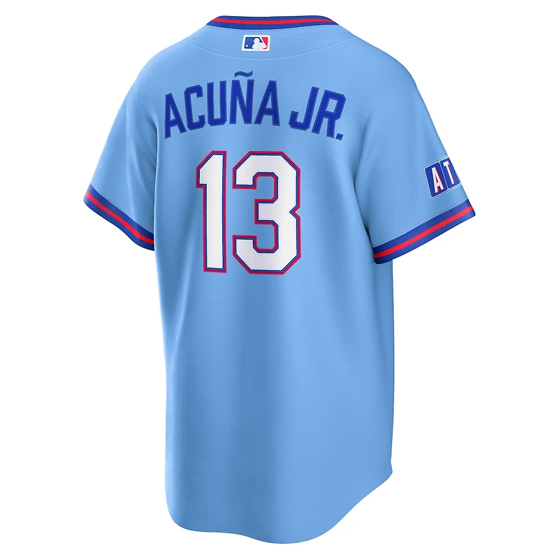 Men's Nike Ronald Acuña Jr. Powder Blue Atlanta Braves 2026 City Connect Stadium Jersey