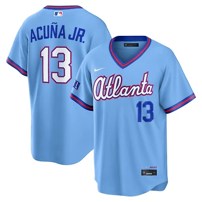 Men's Nike Ronald Acuña Jr. Powder Blue Atlanta Braves 2026 City Connect Stadium Jersey