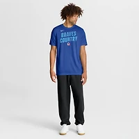 Men's Nike Royal Atlanta Braves 2026 City Connect Team Phrase Script Dri-FIT T-Shirt