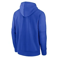 Men's Nike Royal Atlanta Braves Authentic Collection City Connect Performance Pullover Hoodie