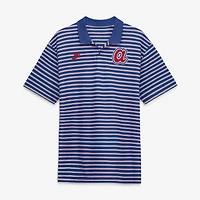 Polo rayé Nike Royal Atlanta Braves Cooperstown Collection Dri-FIT Victory pour homme