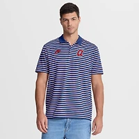 Polo rayé Nike Royal Atlanta Braves Cooperstown Collection Dri-FIT Victory pour homme