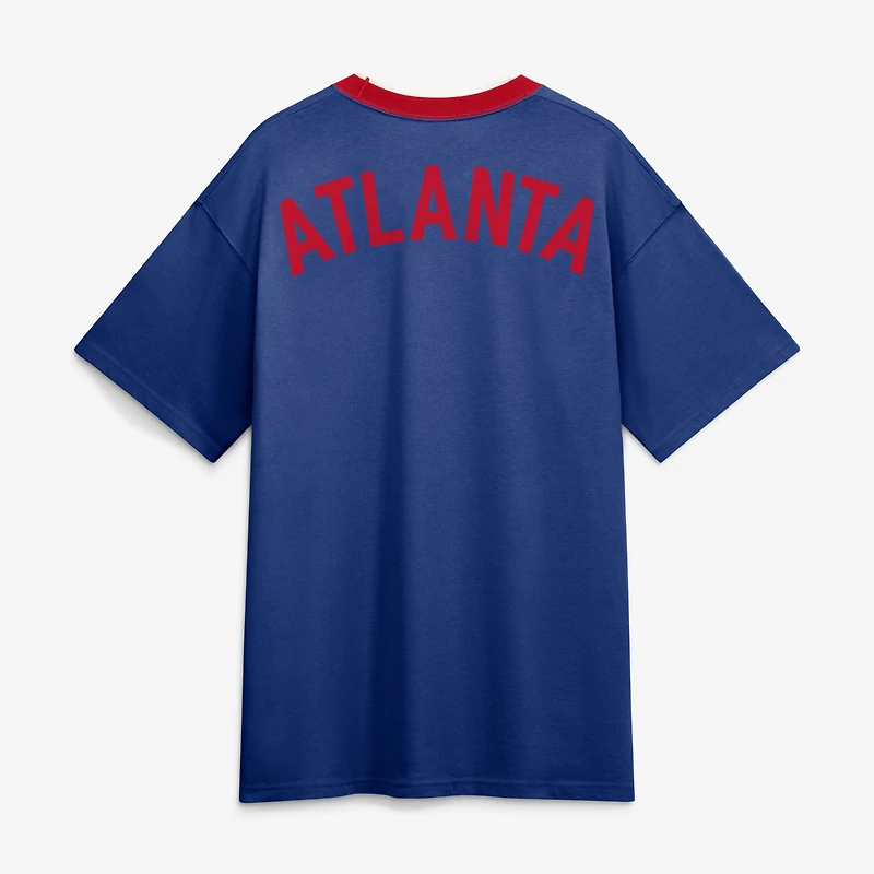 Men's Nike Royal Atlanta Braves Cooperstown Collection Ringer T-Shirt
