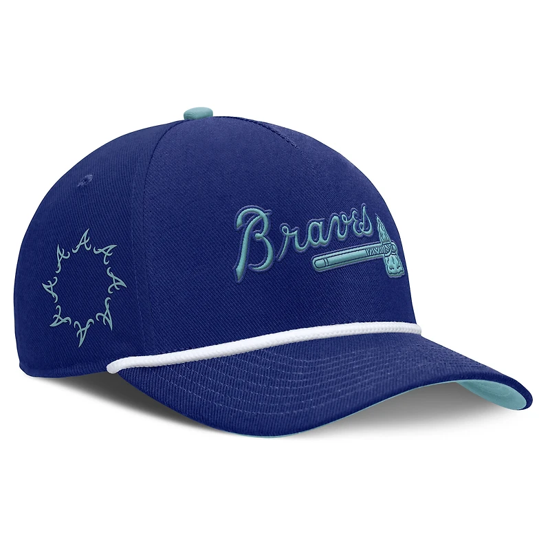 Men's Nike Royal Atlanta Braves Father's Day Rise Adjustable Hat