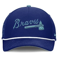 Casquette ajustable Nike Royal Atlanta Braves pour homme, motif fête des pères