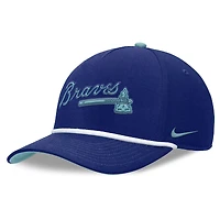 Casquette ajustable Nike Royal Atlanta Braves pour homme, motif fête des pères