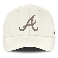 Men's Nike Stone Atlanta Braves Club Adjustable Hat