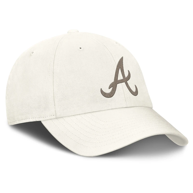 Men's Nike Stone Atlanta Braves Club Adjustable Hat