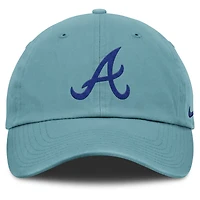 Casquette ajustable turquoise Nike pour homme, motif Atlanta Braves, fête des pères