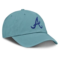 Casquette ajustable turquoise Nike pour homme, motif Atlanta Braves, fête des pères